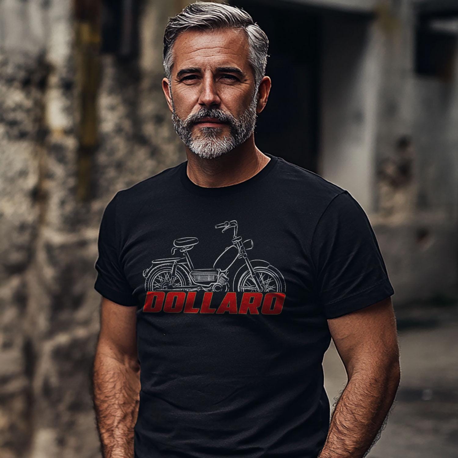 Moto Morini Dollaro 1971 - 1973 Inspired T-Shirt - Motorcycle Tee Shirt for Riders