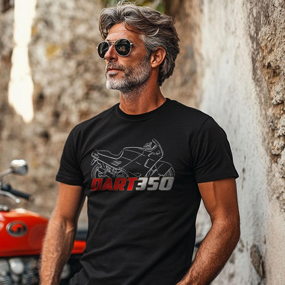 Moto Morini Dart 350 1988 - 1990 Inspired T-Shirt - Motorcycle Tee Shirt for Riders