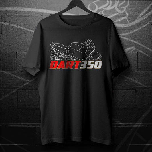 Moto Morini Dart 350 1988 - 1990 Inspired T-Shirt - Motorcycle Tee Shirt for Riders