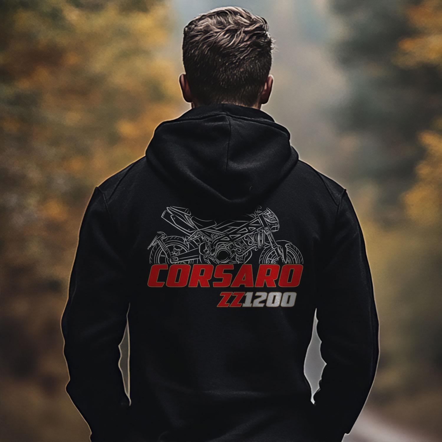 Moto Morini Corsaro ZZ 2018 - 2022 Inspired Hoodie - Motorcycle Sweatshirt for Riders