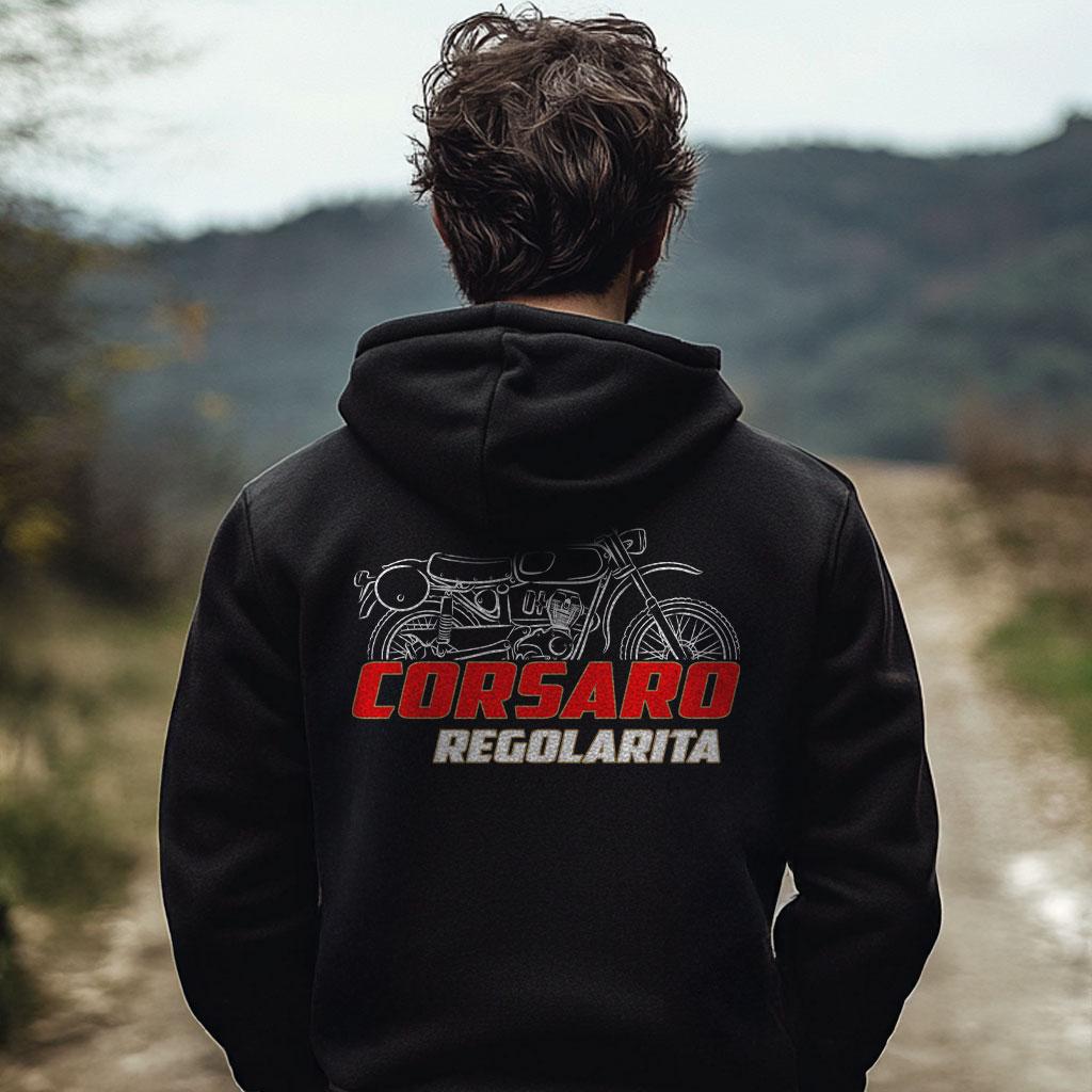 Moto Morini Corsaro Regolarita 150 Inspired Hoodie - Motorcycle Sweatshirt for Riders