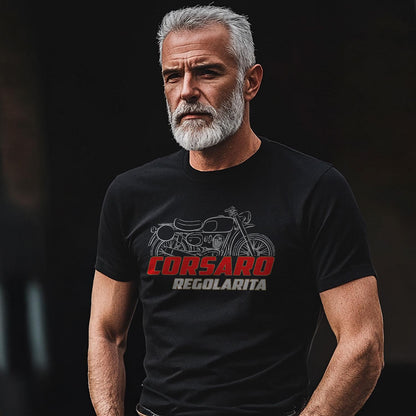 Moto Morini Corsaro Regolarita 125 Inspired T-Shirt - Motorcycle Tee Shirt for Riders