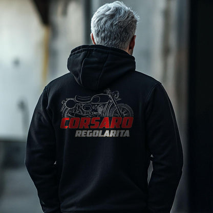 Moto Morini Corsaro Regolarita 125 Inspired Hoodie - Motorcycle Sweatshirt for Riders
