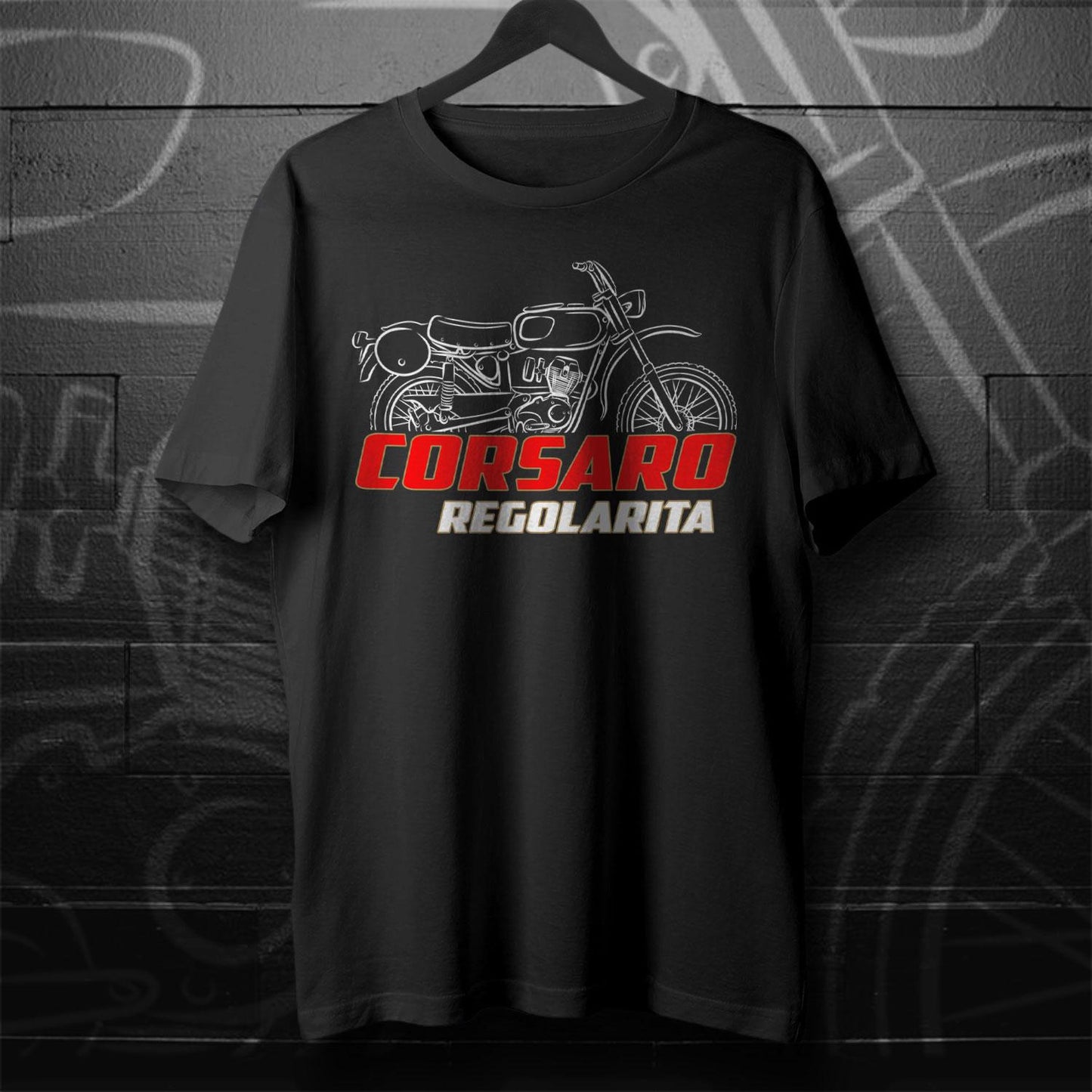 Moto Morini Corsaro Regolarita 125 Inspired T-Shirt - Motorcycle Tee Shirt for Riders