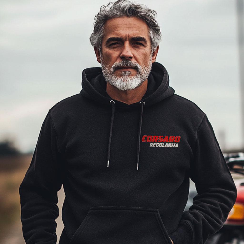 Moto Morini Corsaro Regolarita 125 Inspired Hoodie - Motorcycle Sweatshirt for Riders