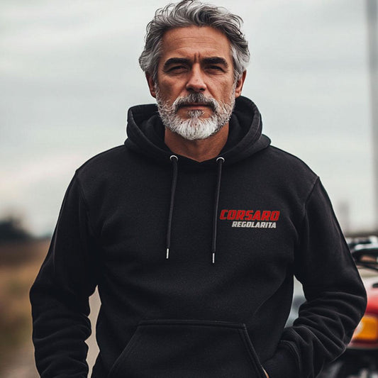Moto Morini Corsaro Regolarita 125 Inspired Hoodie - Motorcycle Sweatshirt for Riders