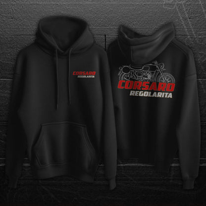 Moto Morini Corsaro Regolarita 125 Inspired Hoodie - Motorcycle Sweatshirt for Riders