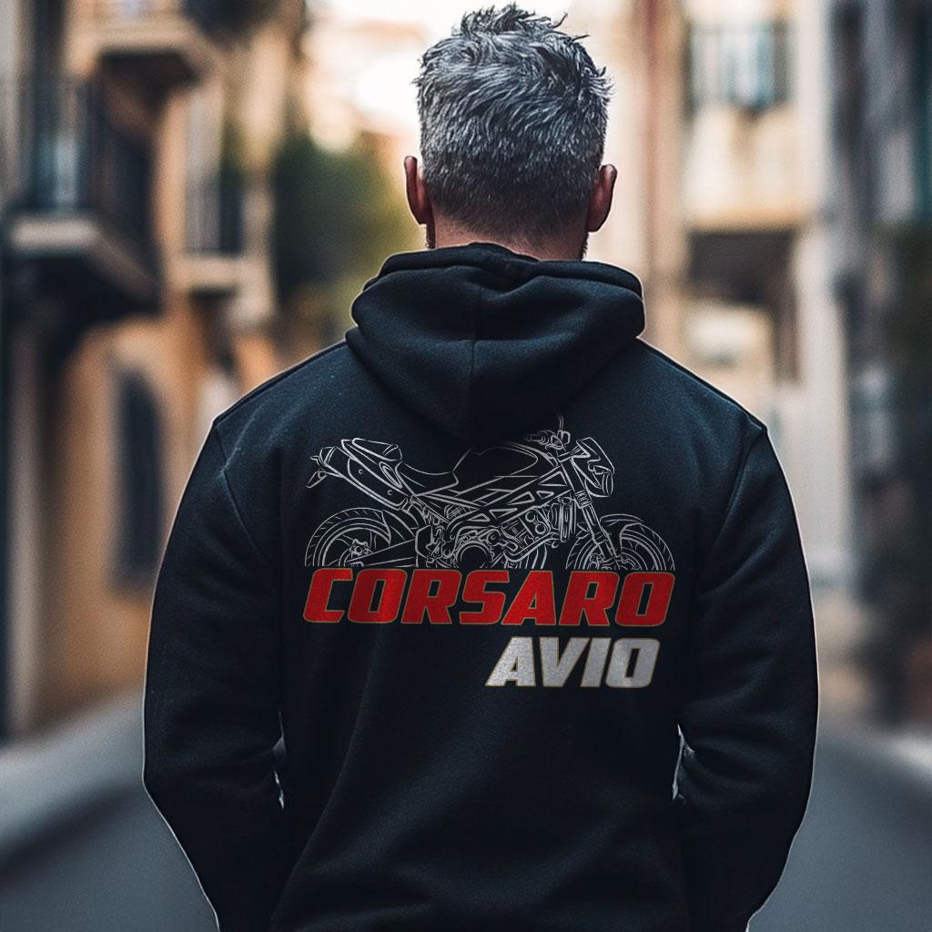 Moto Morini Corsaro Avio 2008 - 2012 Inspired Hoodie - Motorcycle Sweatshirt for Riders