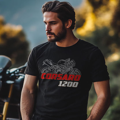 Moto Morini Corsaro 1200 2005 - 2011 Inspired T-Shirt - Motorcycle Tee Shirt for Riders