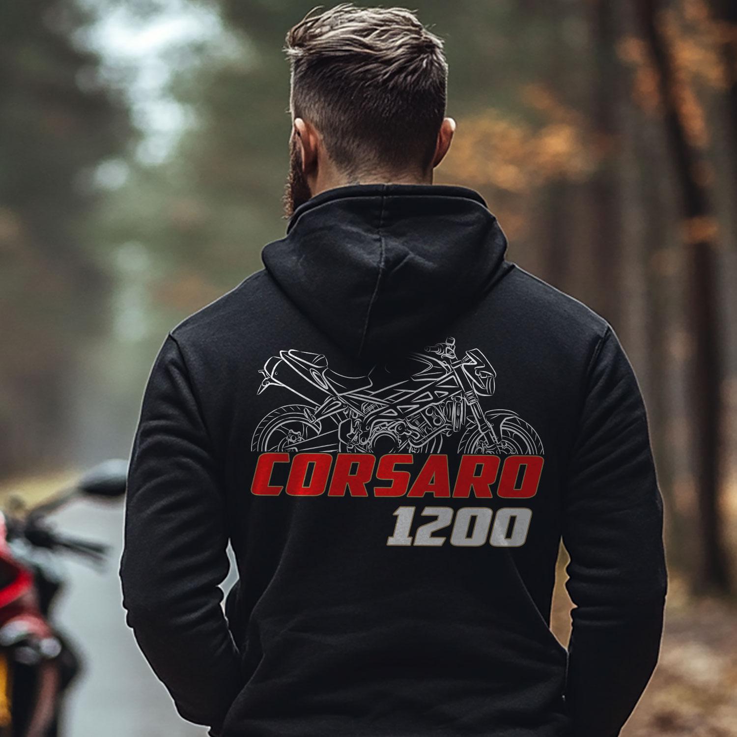 Moto Morini Corsaro 1200 2005 - 2011 Inspired Hoodie - Motorcycle Sweatshirt for Riders