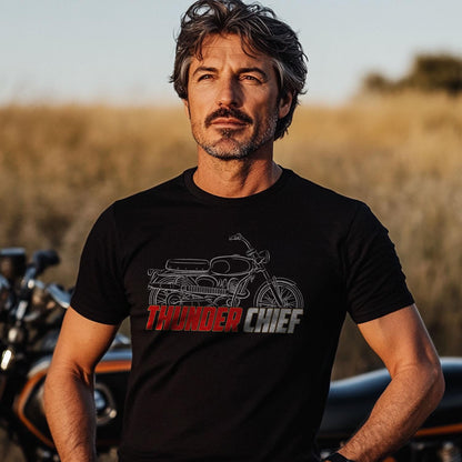 Moto Morini Thunder Chief Inspired T-Shirt - Motorcycle Tee Shirt for Riders