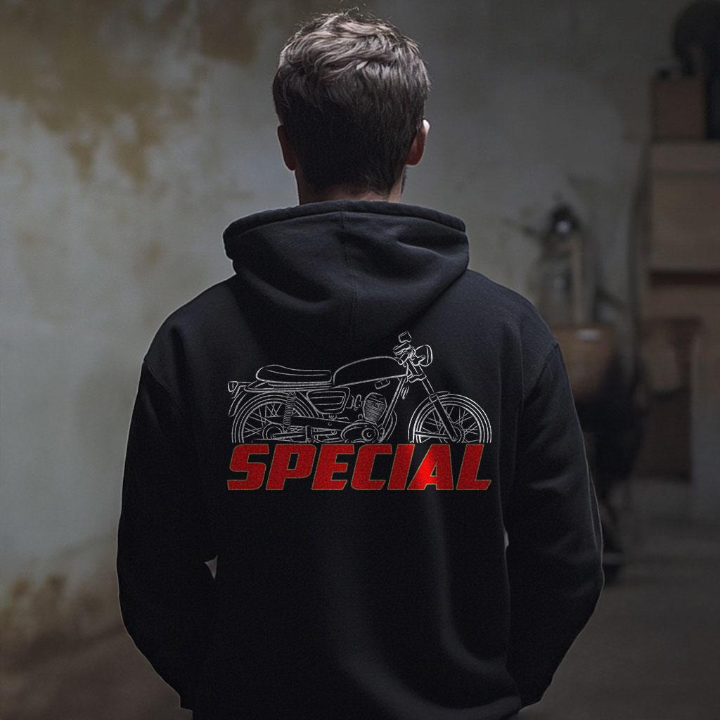 Moto Morini Special 150 Inspired Hoodie - Motorcycle Sweatshirt for Riders