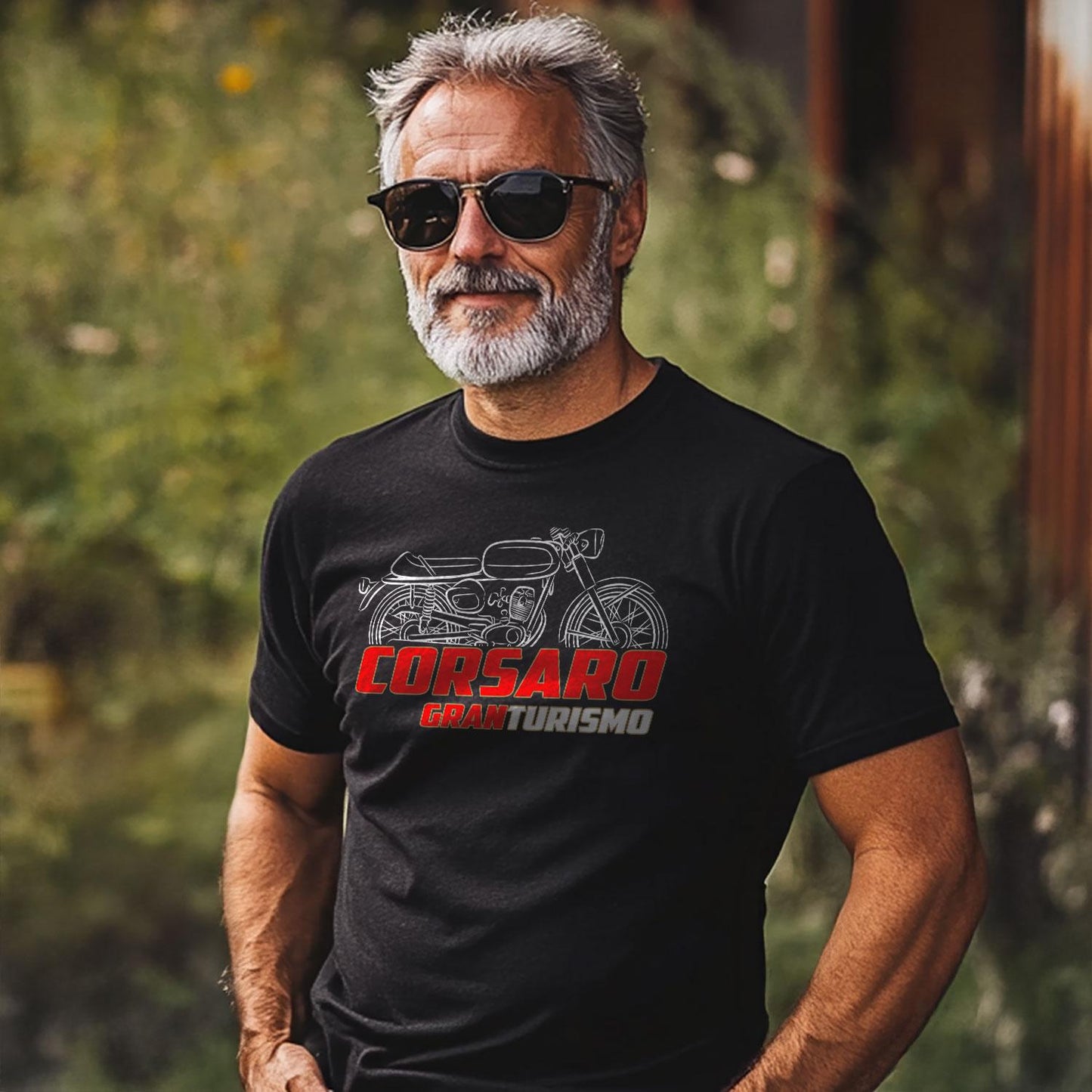 Moto Morini Corsaro Granturismo 150 Inspired T-Shirt - Motorcycle Tee Shirt for Riders