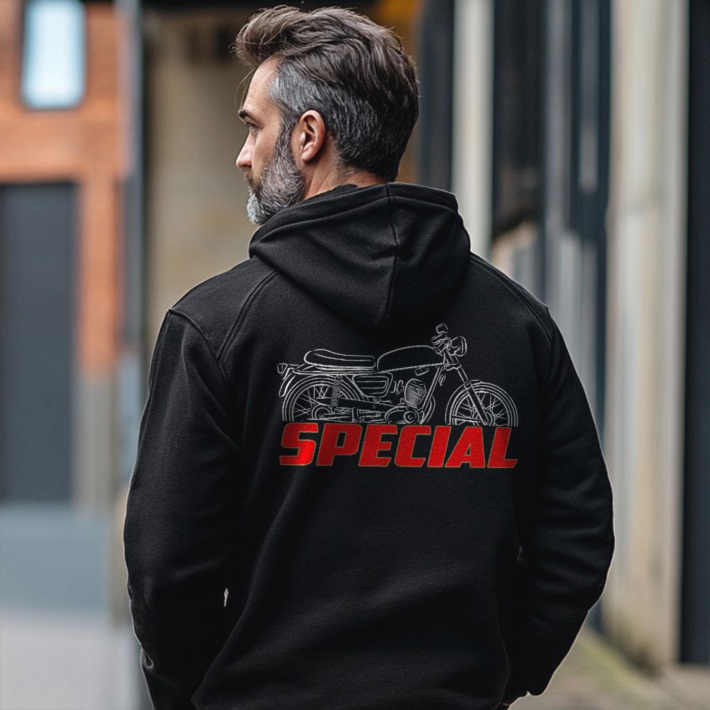 Moto Morini Special 125 Inspired Hoodie - Motorcycle Sweatshirt for Riders