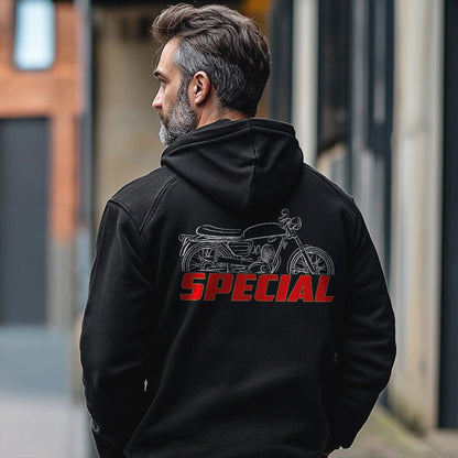 Moto Morini Special 125 Inspired Hoodie - Motorcycle Sweatshirt for Riders