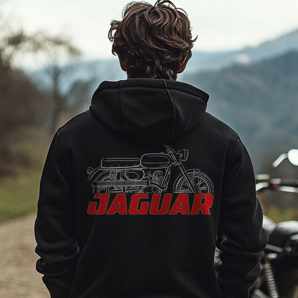 Moto Morini Jaguar Inspired Hoodie - Motorcycle Sweatshirt for Riders