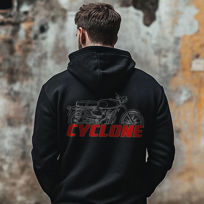 Moto Morini Cyclone Inspired Hoodie - Motorcycle Sweatshirt for Riders