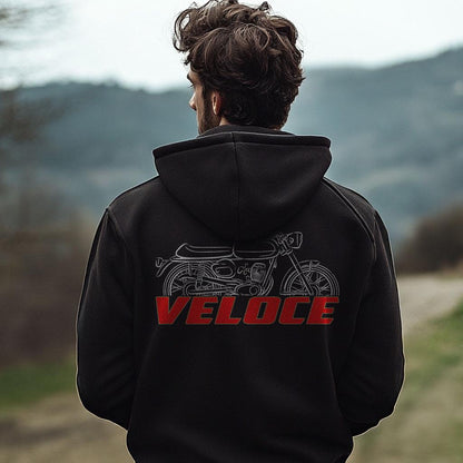 Moto Morini Corsaro Veloce 125 Inspired Hoodie - Motorcycle Sweatshirt for Riders