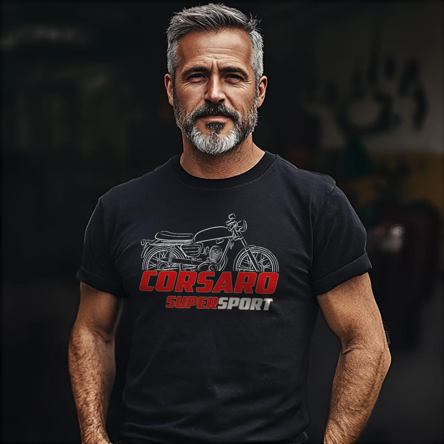 Moto Morini Corsaro Supersport 125 Inspired T-Shirt - Motorcycle Tee Shirt for Riders