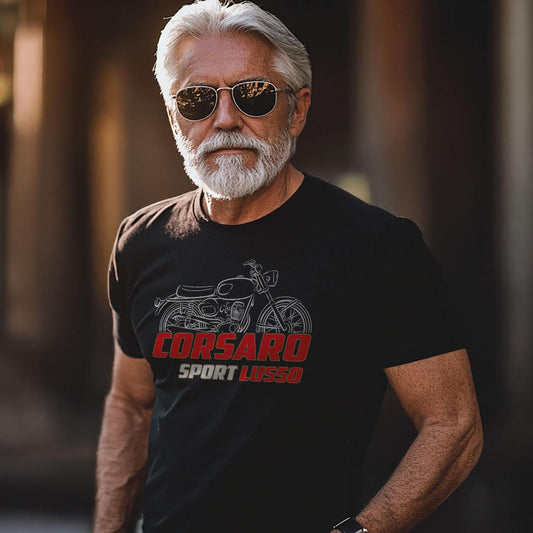Moto Morini Corsaro Sport Lusso 125 Inspired T-Shirt - Motorcycle Tee Shirt for Riders