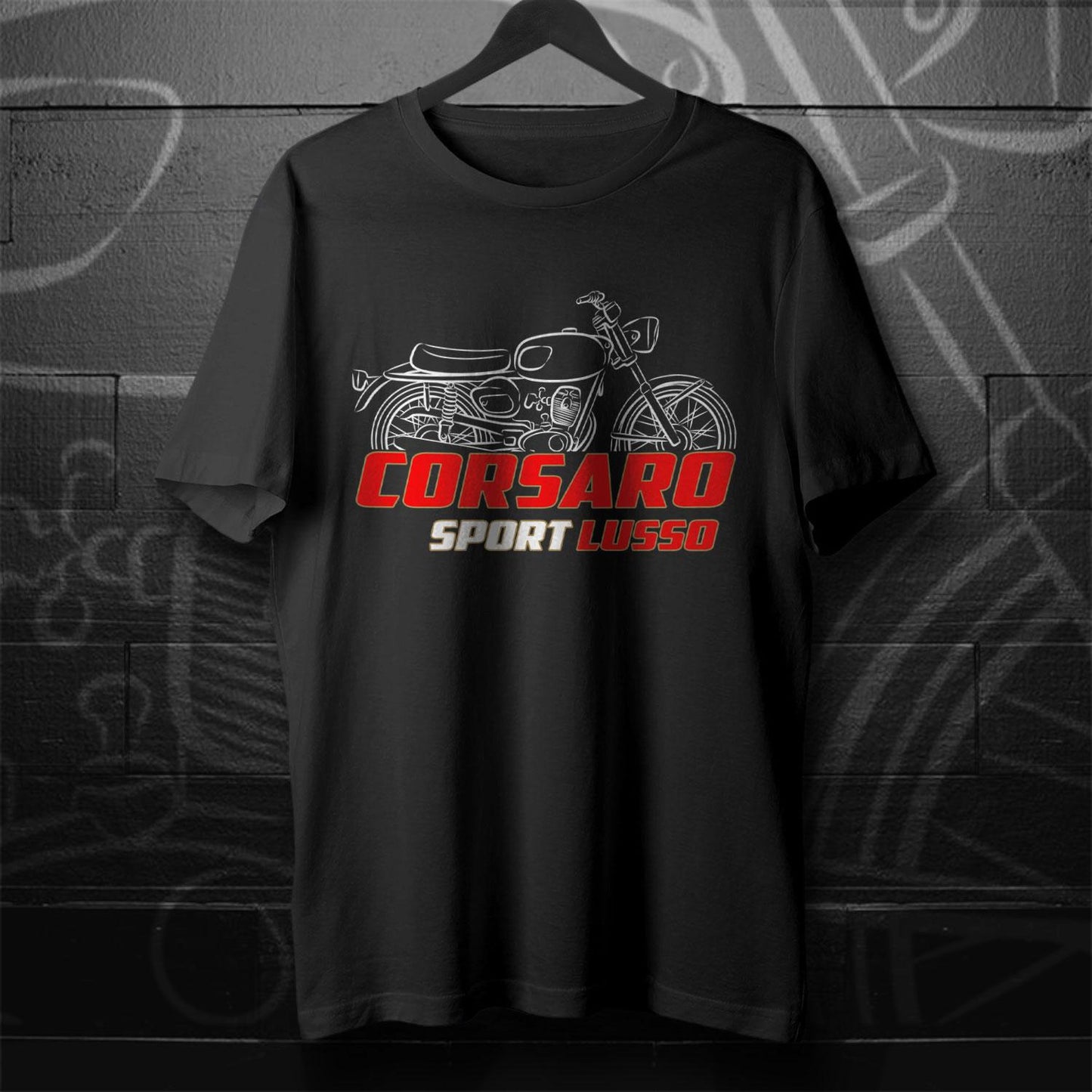 Moto Morini Corsaro Sport Lusso 125 Inspired T-Shirt - Motorcycle Tee Shirt for Riders