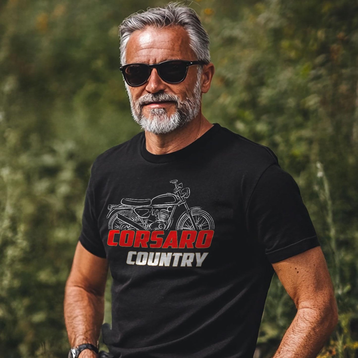 Moto Morini Corsaro Country 125 Inspired T-Shirt - Motorcycle Tee Shirt for Riders
