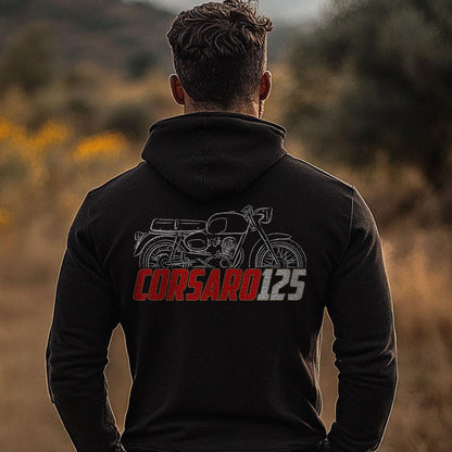 Moto Morini Corsaro 125 Inspired Hoodie - Motorcycle Sweatshirt for Riders