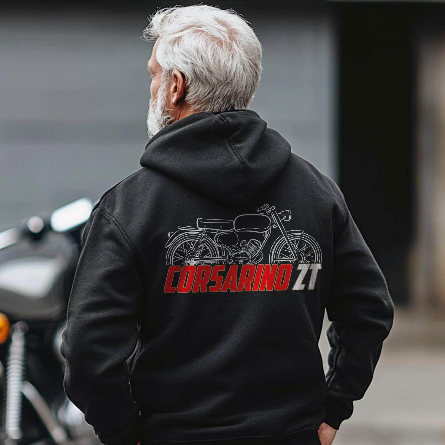 Moto Morini Corsarino ZT Inspired Hoodie - Motorcycle Sweatshirt for Riders