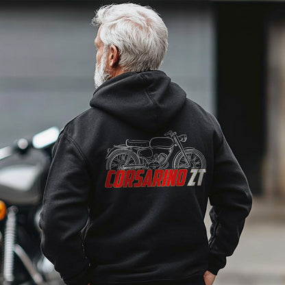 Moto Morini Corsarino ZT Inspired Hoodie - Motorcycle Sweatshirt for Riders