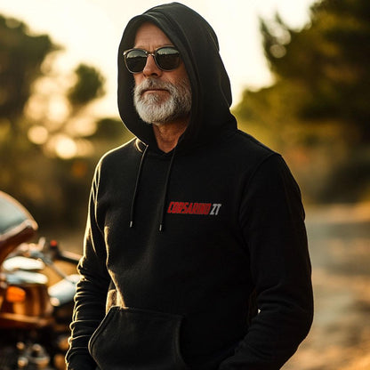 Moto Morini Corsarino ZT Inspired Hoodie - Motorcycle Sweatshirt for Riders