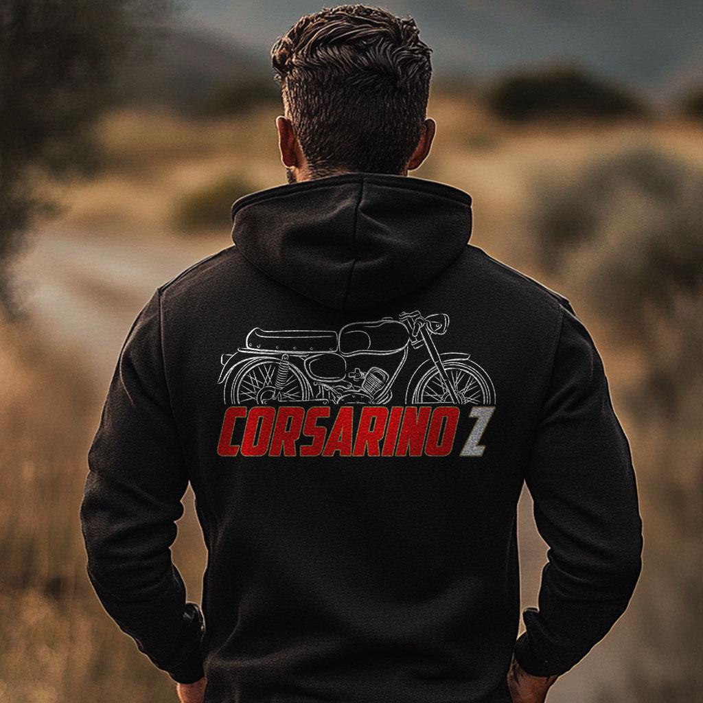 Moto Morini Corsarino Z 1963 - 1969 Inspired Hoodie - Motorcycle Sweatshirt for Riders
