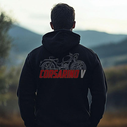 Moto Morini Corsarino V Inspired Hoodie - Motorcycle Sweatshirt for Riders