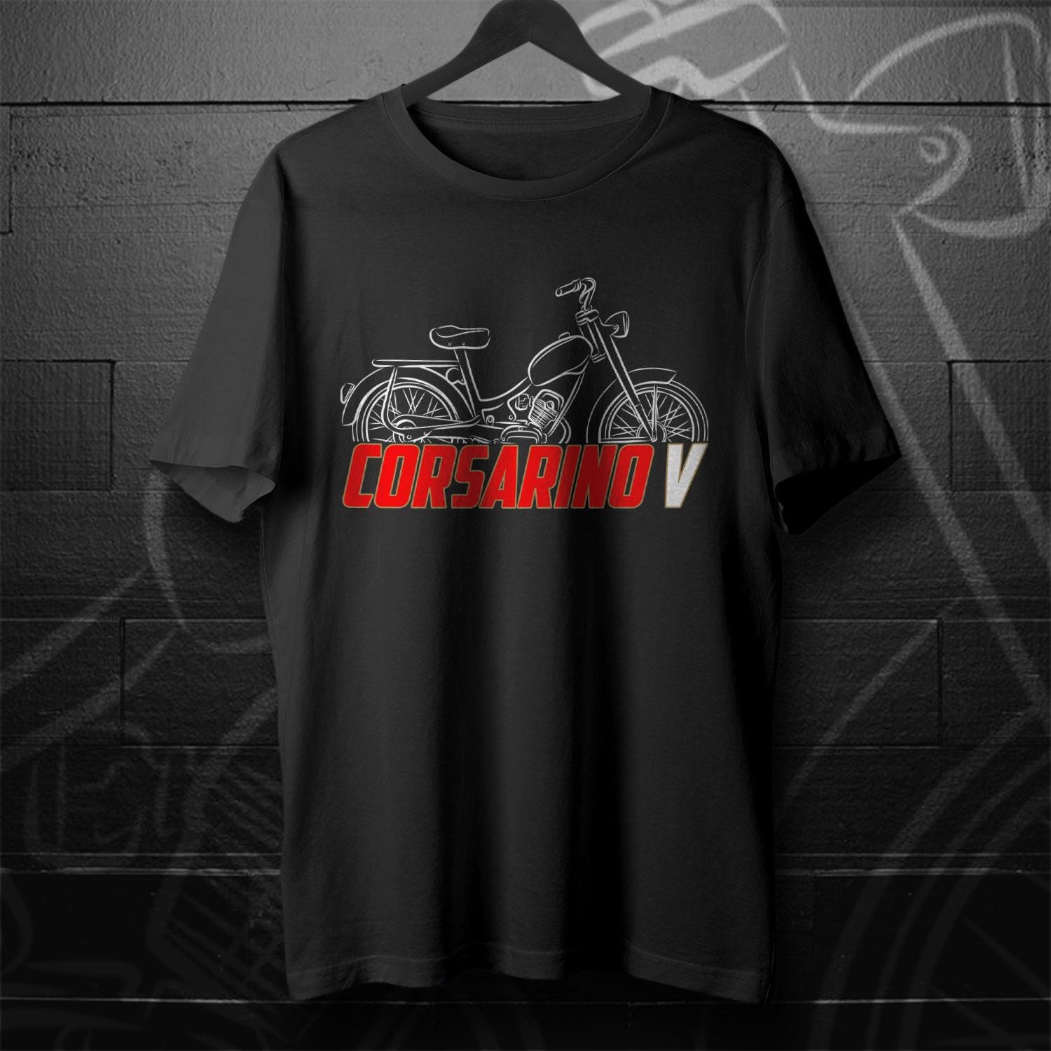 Moto Morini Corsarino V Inspired T-Shirt - Motorcycle Tee Shirt for Riders