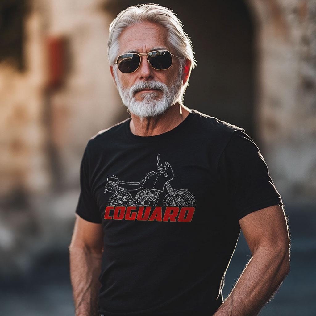 Moto Morini 501 Coguaro 1989 - 1990 Inspired T-Shirt - Motorcycle Tee Shirt for Riders