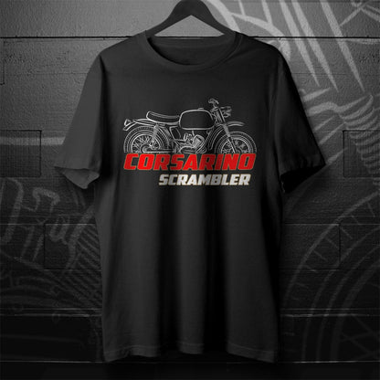 Moto Morini Corsarino Scrambler Inspired T-Shirt - Motorcycle Tee Shirt for Riders