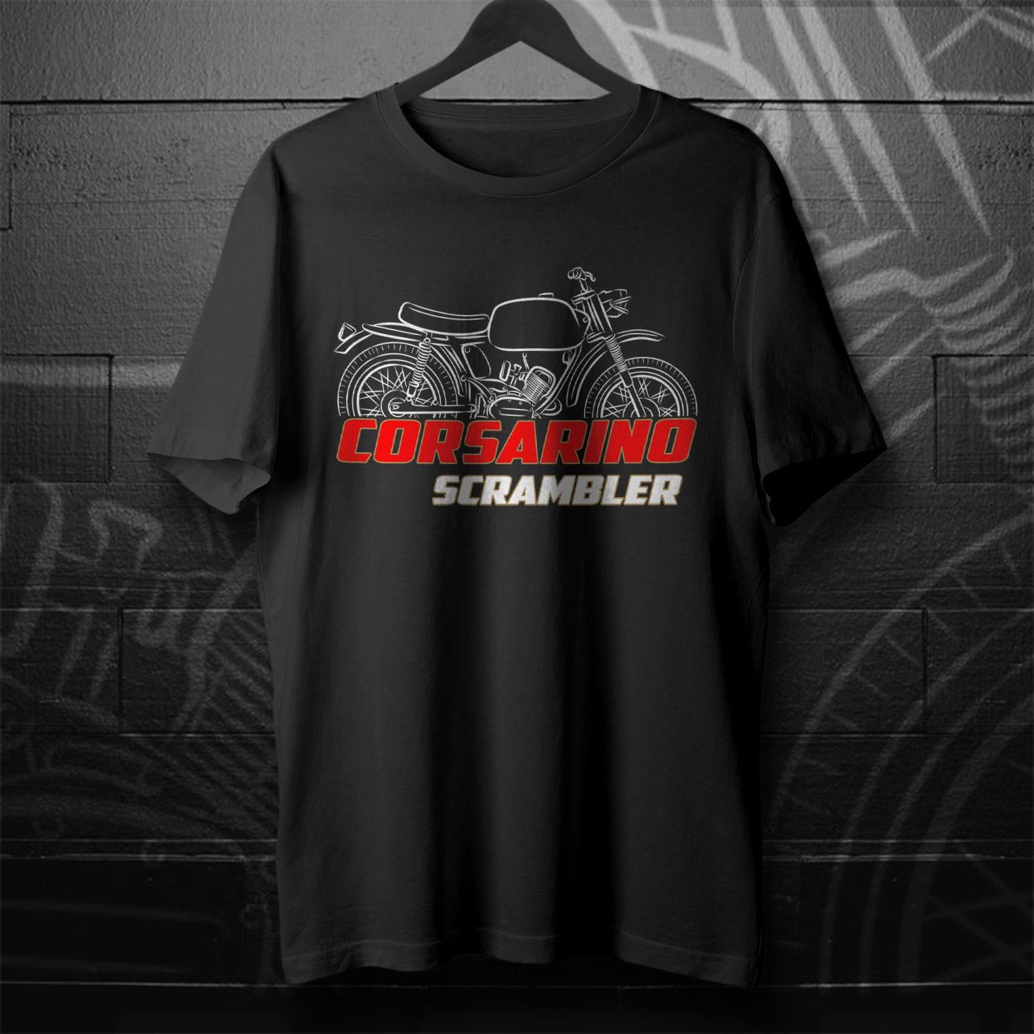 Moto Morini Corsarino Scrambler Inspired T-Shirt - Motorcycle Tee Shirt for Riders