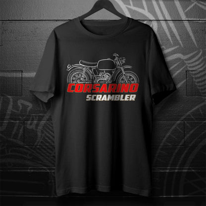 Moto Morini Corsarino Scrambler Inspired T-Shirt - Motorcycle Tee Shirt for Riders