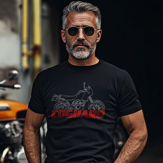 Moto Morini 350 Coguaro 1988 - 1990 Inspired T-Shirt - Motorcycle Tee Shirt for Riders