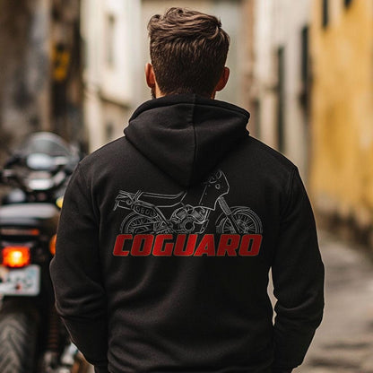 Moto Morini 350 Coguaro 1988 - 1990 Inspired Hoodie - Motorcycle Sweatshirt for Riders