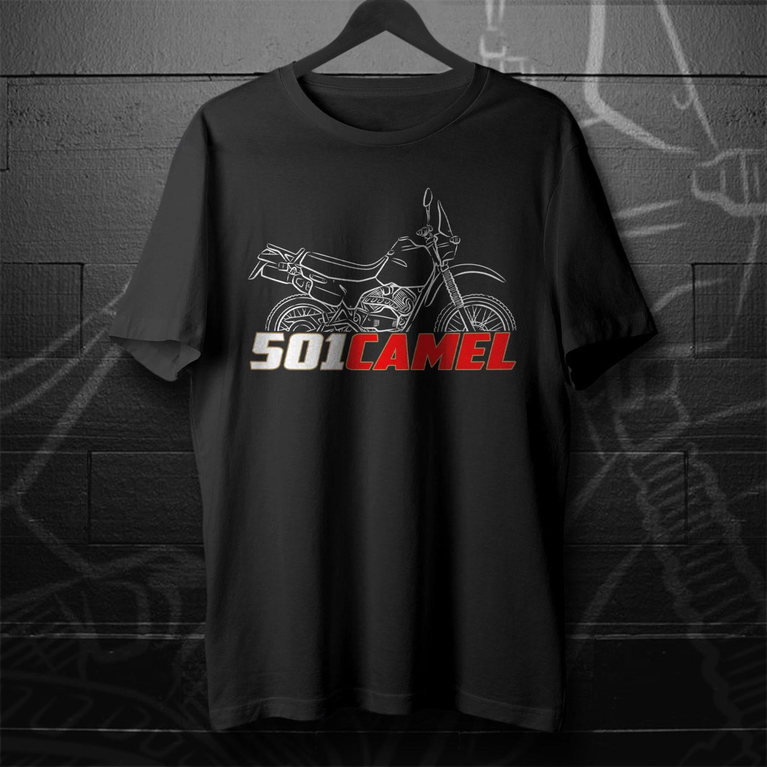 Moto Morini 501 Camel 1985 - 1988 Inspired T-Shirt - Motorcycle Tee Shirt for Riders