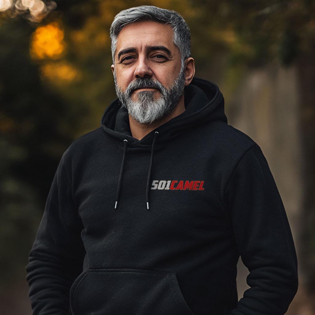 Moto Morini 501 Camel 1985 - 1988 Inspired Hoodie - Motorcycle Sweatshirt for Riders