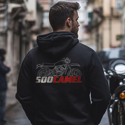 Moto Morini 500 Camel 1981 - 1984 Inspired Hoodie - Motorcycle Sweatshirt for Riders