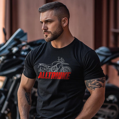 Moto Morini Alltrhike 450 2025 Inspired T-Shirt - Motorcycle Tee Shirt for Riders