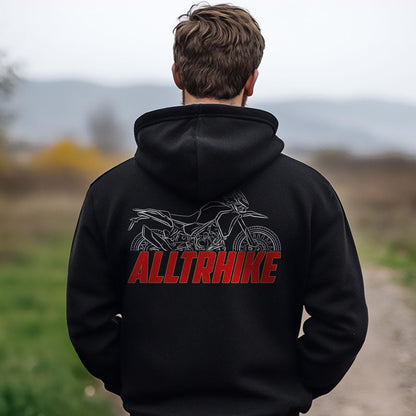 Moto Morini Alltrhike 450 2025 Inspired Hoodie - Motorcycle Sweatshirt for Riders