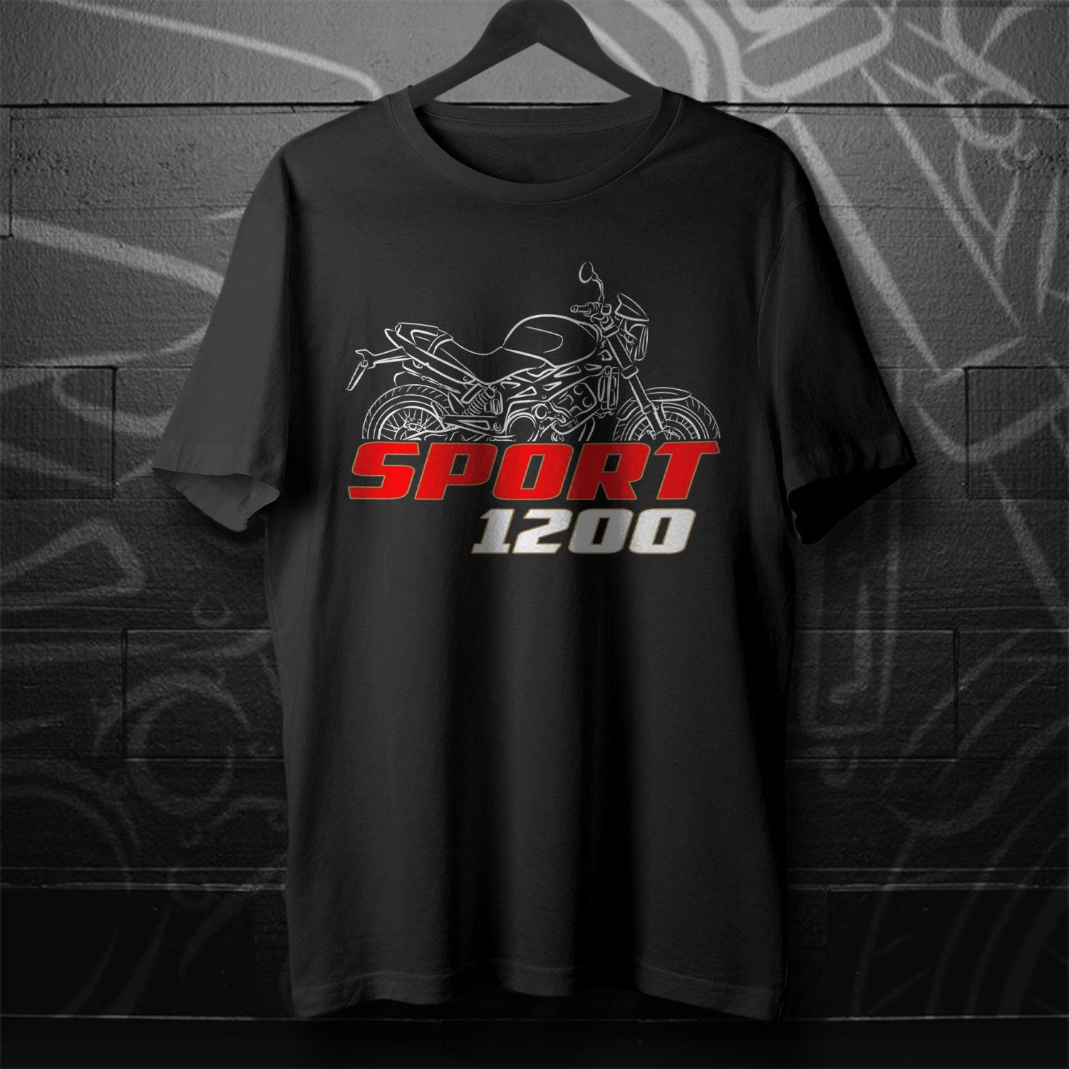 Moto Morini 1200 Sport 2008 - 2010 Inspired T-Shirt - Motorcycle Tee Shirt for Riders