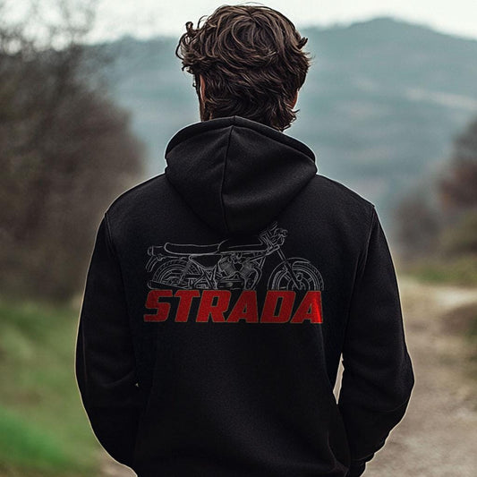 Moto Morini 500 Strada 1977 - 1981 Inspired Hoodie - Motorcycle Sweatshirt for Riders