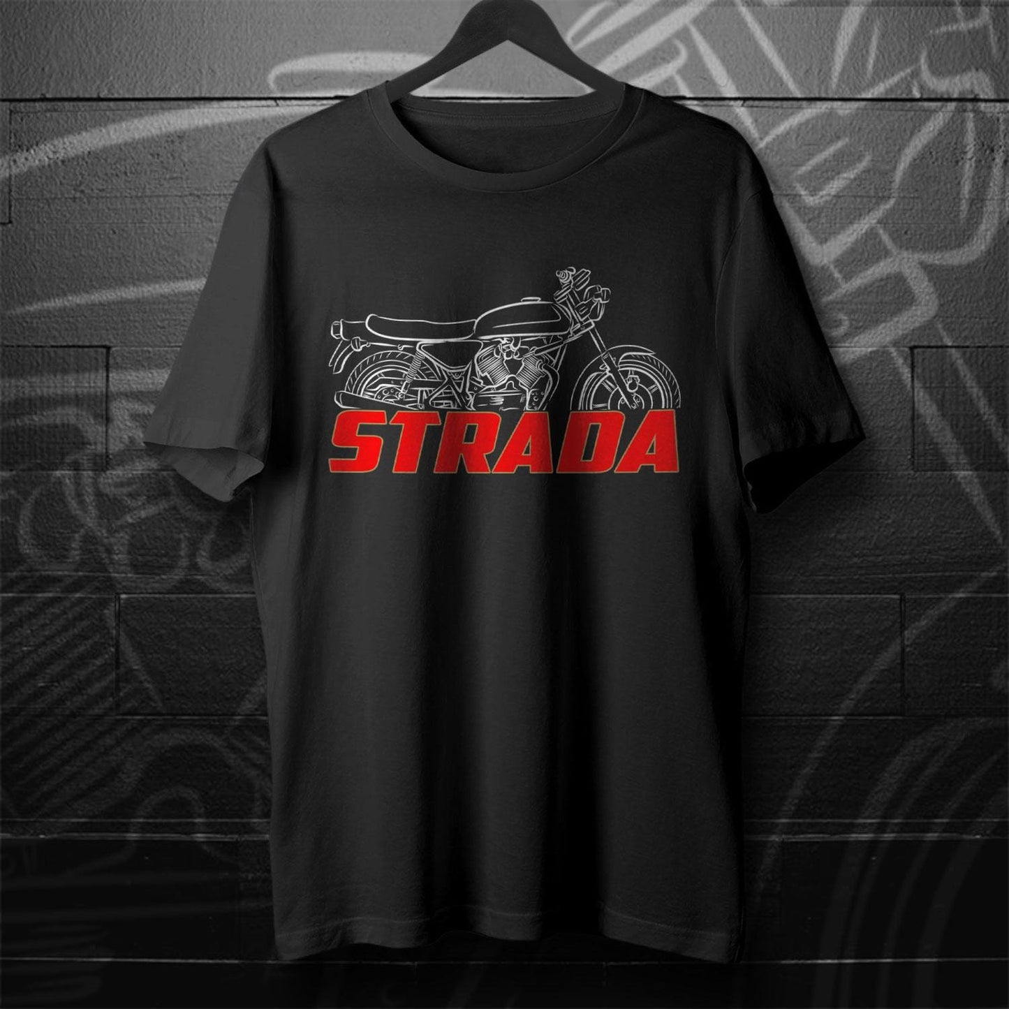 Moto Morini 500 Strada 1977 - 1981 Inspired T-Shirt - Motorcycle Tee Shirt for Riders