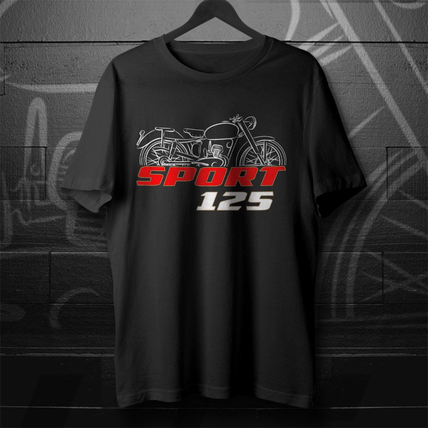 Moto Morini 125 Sport Inspired T-Shirt - Motorcycle Tee Shirt for Riders