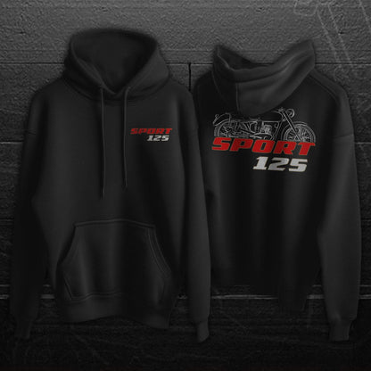 Moto Morini 125 Sport Inspired Hoodie - Motorcycle Sweatshirt for Riders
