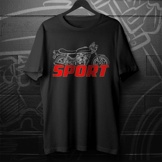 Moto Morini 500 Sport 1978 - 1981 Inspired T-Shirt - Motorcycle Tee Shirt for Riders